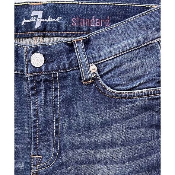 NWT 7 For All Mankind 7FAM Boy's Standard Classic Straight Leg Jeans, Size 10 - Picture 2 of 9